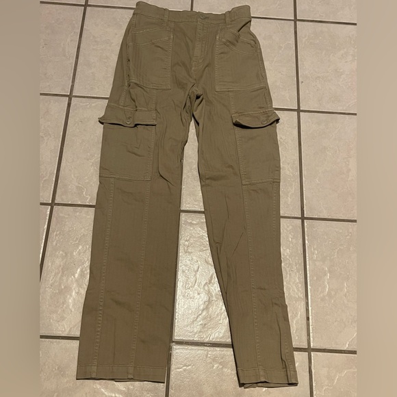Madewell Pants - Madewell Women’s Tan 90s‎ Cargo Straight Pants Size 26